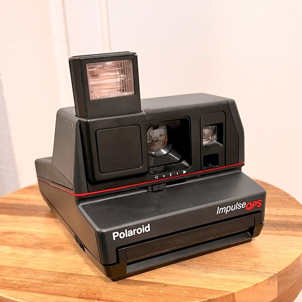 Black Polaroid Camera